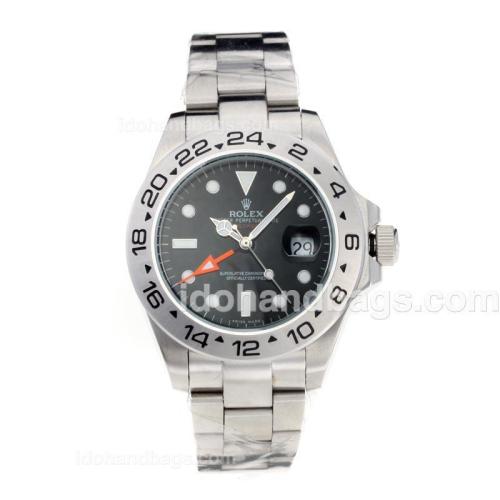 Rolex Explorer Oyster Perpetual Automatic with Black Dial S/S 190772
