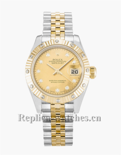 Rolex Datejust Lady Gold Dial 26MM 179313