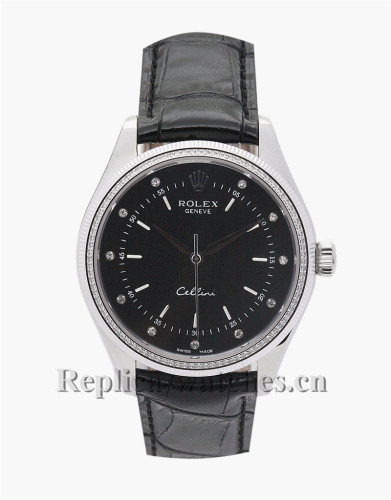 Rolex Cellini Black Dial 25MM 4233/8