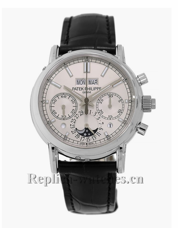 Patek Philippe Grand Complications Platinum Perpetual 40MM Watch 5204P010