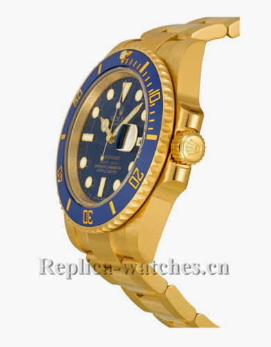 Replica Rolex Submariner Date 116618LB Blue Dial 40mm Men's Watch