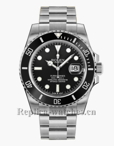 Replica Rolex Submariner Date 126610LN Steel Oyster Bracelet Black Dial 41mm Men's Diving Watch 