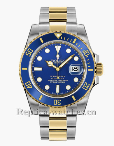 Replica Rolex Submariner Date 126613LB Blue Dial Two Tone 41mm Men's Watch 