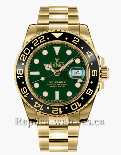 Replica Rolex GMT Master II 116718  Authentic Green Dial 40mm Men's Watch