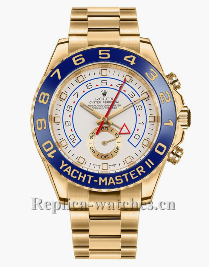 Replica Rolex Yacht Master II 116688  Authentic  White Dial 44mm Men's Luxury Watch 