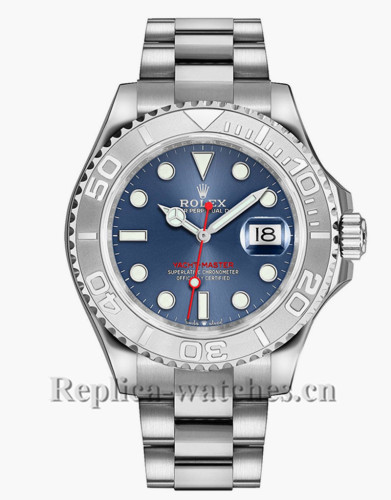 Replica Rolex Yacht Master 126622 Steel Oyster Bracelet 40mm Blue Dial Men's  Watch 