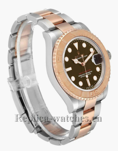 Replica Rolex Yachtmaster 126621  Stainless steel case  Chocolate brown dial 40mm Mens Watch