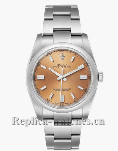 Replica Rolex Oyster Perpetual 116000  Stainless steel case 36mm White Grape Dial Mens Watch