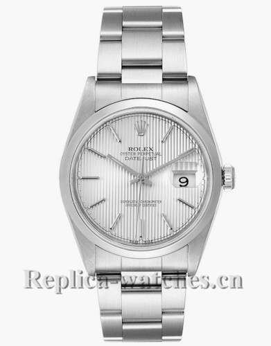 Replica Rolex Datejust 36 16200 Silver Dial 36mm Oyster Bracelet Steel Mens Watch