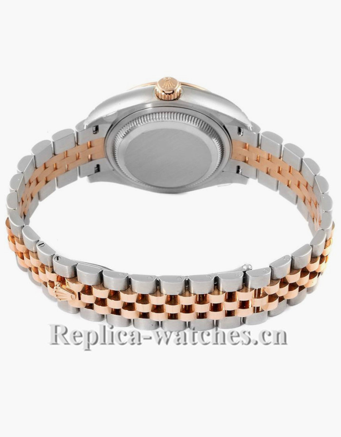 Replica Rolex Datejust 279171 Stainless steel 28mm Chocolate brown Dial Ladies Watch