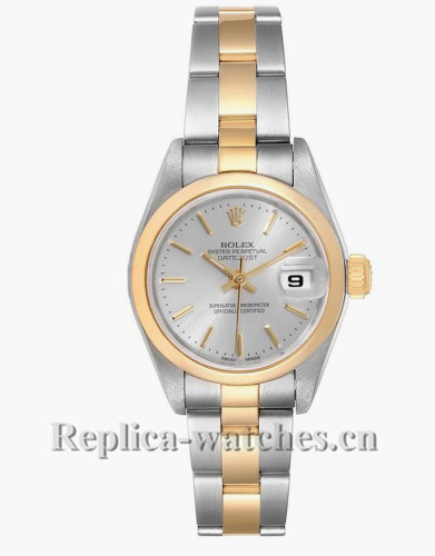 Replica Rolex Datejust 79163 Stainless steel oyster case 26mm Silver Dial Ladies Watch