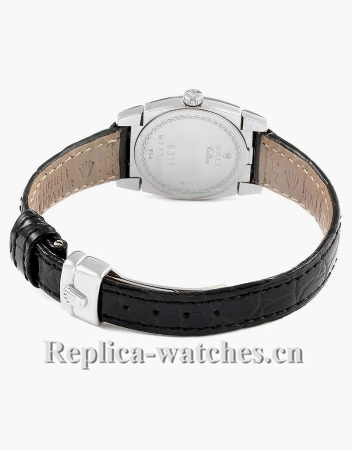 Replica Rolex Cellini Cestello 6311 diamond bezel 26mm MOP dial Ladies Watch