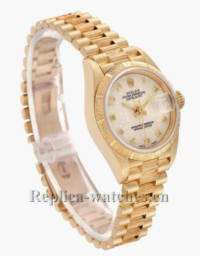 Replica Rolex President Datejust 69278 oyster case 26mm Ivory jubilee Anniversary dial Ladies Watch