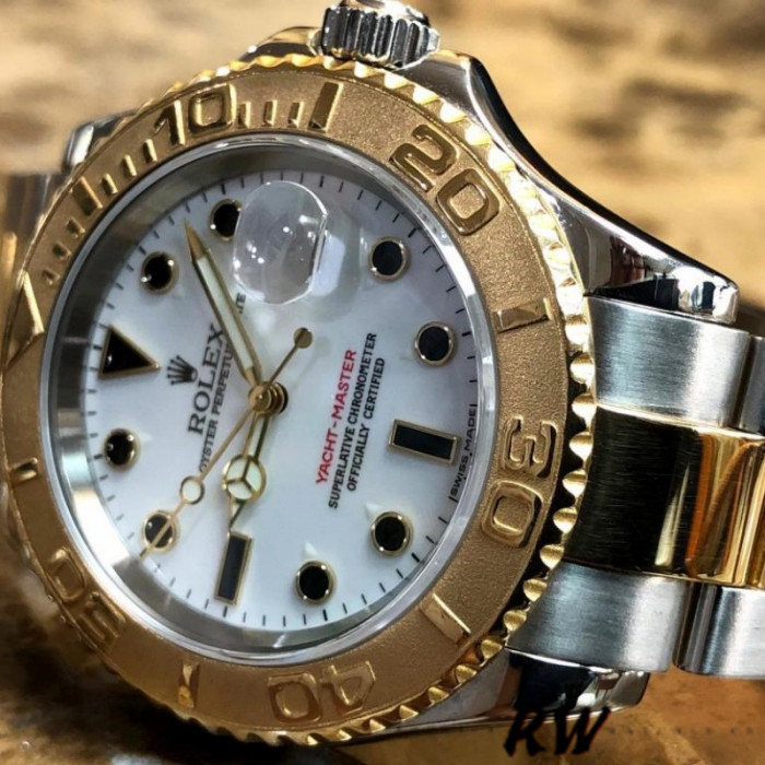 Rolex Yacht-Master 16623 Gold Bezel 40mm Mens replica Watch