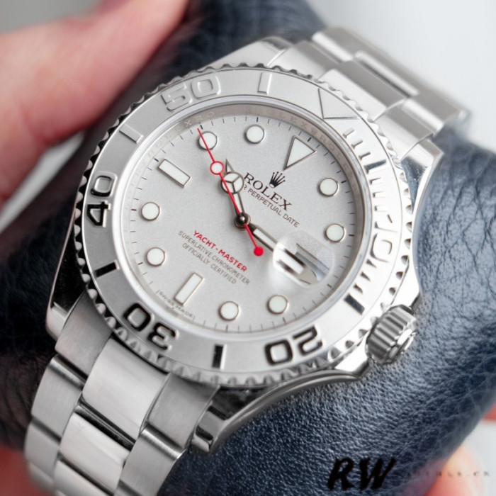 Rolex Yacht Master 16622 Silver Dial 40mm Mens replica watch