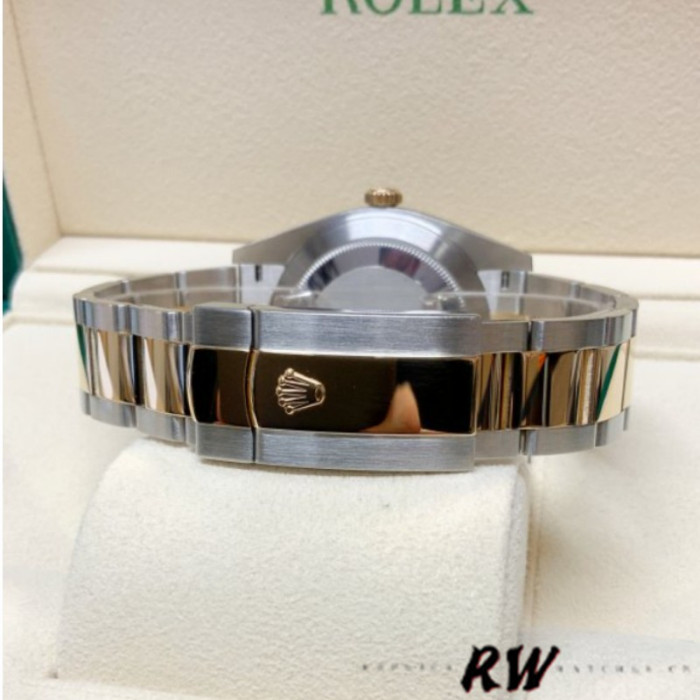 2022 Rolex Datejust Champagne Diamond Dial Two Tone M126333-0012 41mm Mens Replica Watch