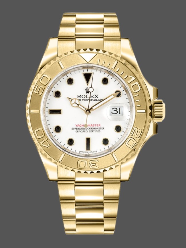 Rolex Yacht-Master 16628 White Dial 40mm Mens replica Watch