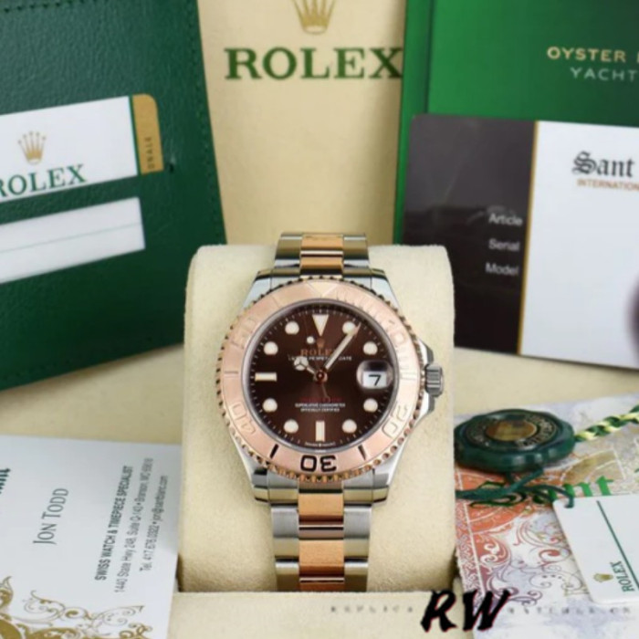Rolex Yacht-Master 268621 Everose Bezel Chocolate Dial 37mm Unisex Replica Watch