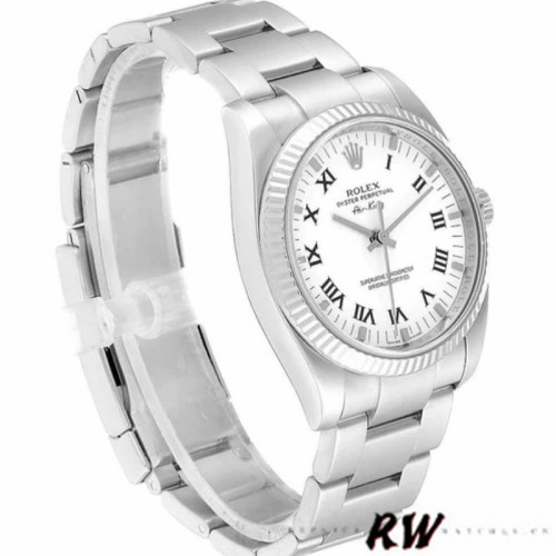 Rolex Oyster Perpetual Air-King 114234 White Dial 34mm Unisex Replica Watch