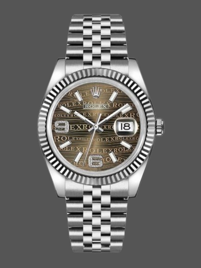 Rolex Datejust 116234 Stainless Steel Case Bronze Dial 36mm Unisex Replica Watch