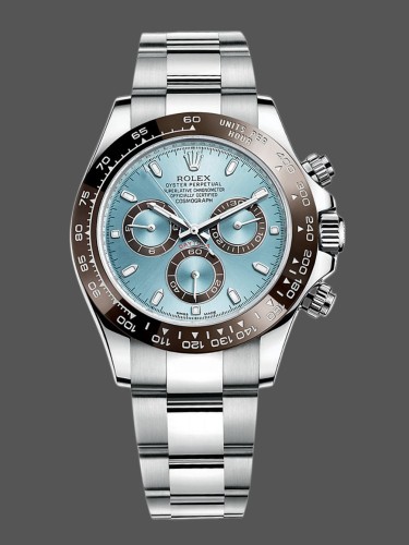 Rolex Cosmograph Daytona 116506 50th Anniversary Ice Blue Dial 40mm Mens Replica Watch