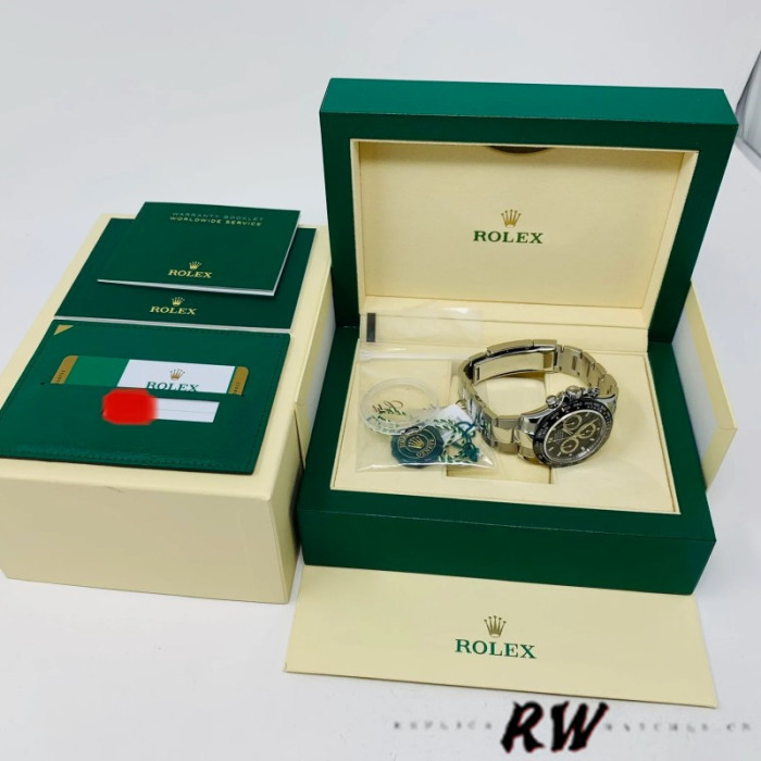Rolex Cosmograph Daytona 116500LN Ceramic Bezel Black Dial 40mm Mens Replica Watch