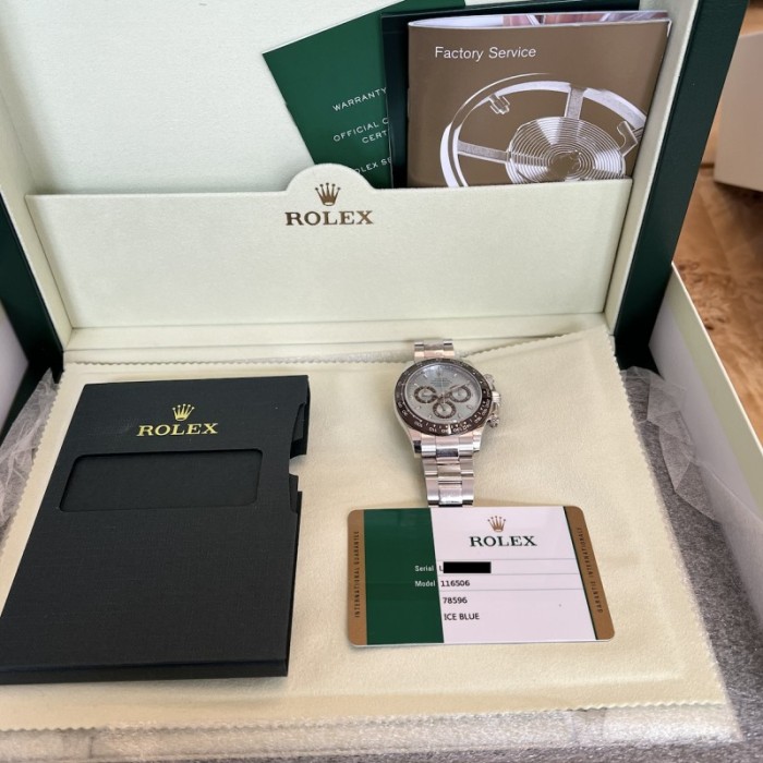 Rolex Cosmograph Daytona 116506 50th Anniversary Ice Blue Dial 40mm Mens Replica Watch