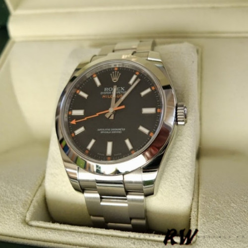 Rolex Milgauss 116400 Stainless Steel Black Dial 40mm Mens Replica Watch