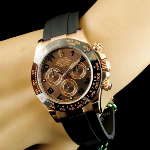 Rolex Cosmograph Daytona 116515LN Chocolate Arabic Dial 40mm Mens Replica Watch