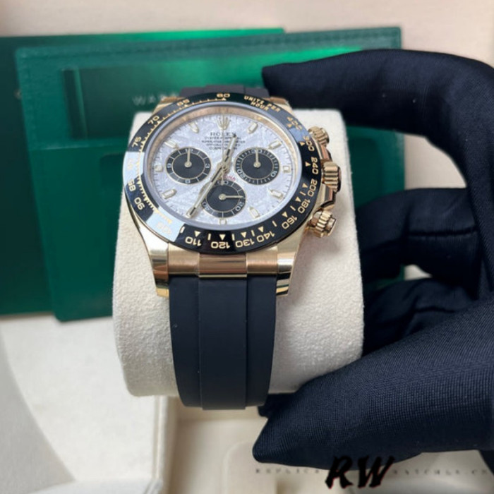 Rolex Cosmograph Daytona 116518LN Meteorite and Black Index Dial 40mm Mens Replica Watch