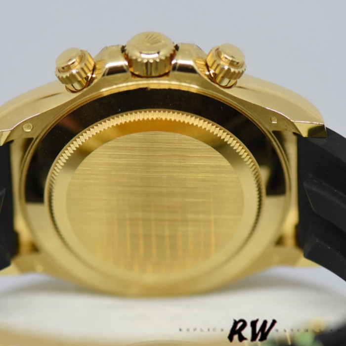 Rolex Daytona 116518LN Rubber Strap MOP Diamond Dial 40mm Mens Replica Watch
