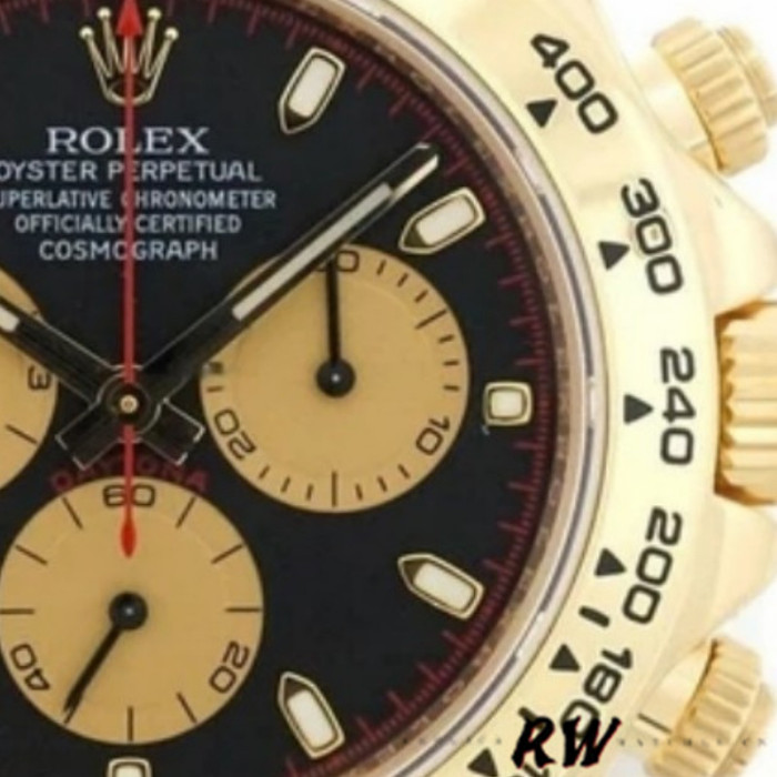 Rolex Cosmograph Daytona 116518 Black And Champagne Dial 40mm Mens Replica Watch