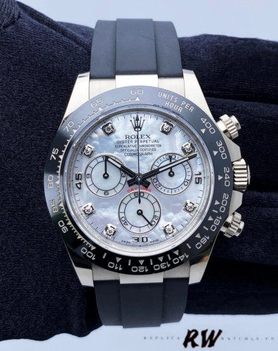 Rolex Cosmograph Daytona 116519 Mother of Pearl Dial 40mm Mens Replica Watch