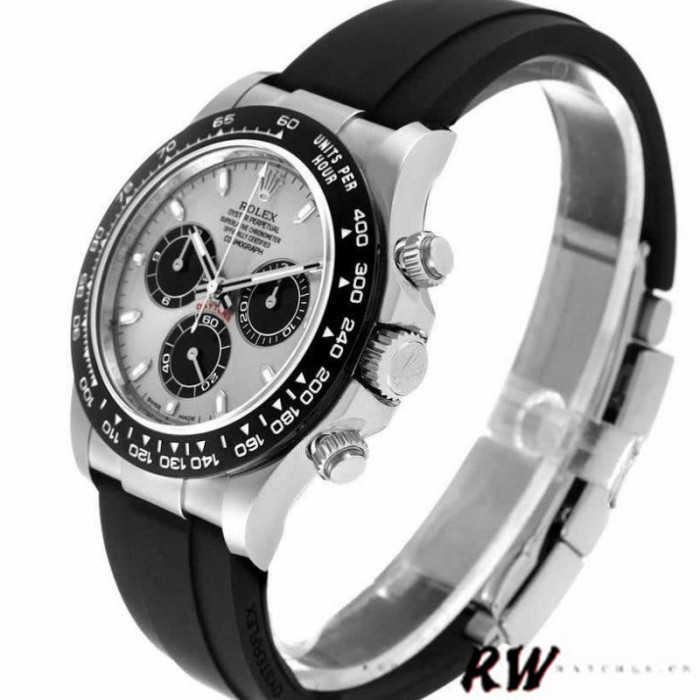 Rolex Daytona 116519 White Gold Grey Dial 40mm Mens Replica Watch