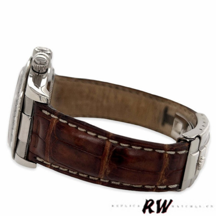Rolex Daytona 116519 Brown Leather strap Meteorite Dial 40mm Mens Replica Watch