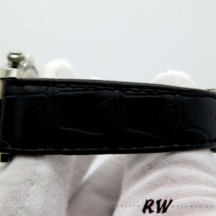 Rolex Daytona 116519 Black Leather strap Meteorite Dial 40mm Mens Replica Watch