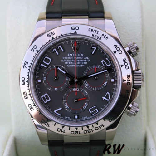 Rolex Cosmograph Daytona 116519 Grey Racing Dial 40mm Mens Replica Watch