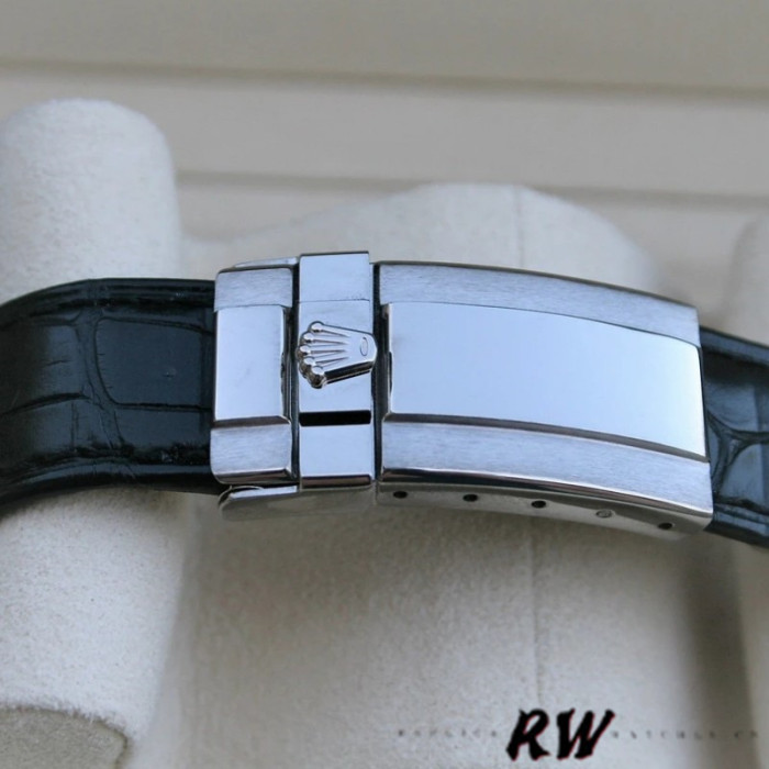Rolex Daytona 116519 Meteorite Dial Leather strap 40mm Mens Replica Watch