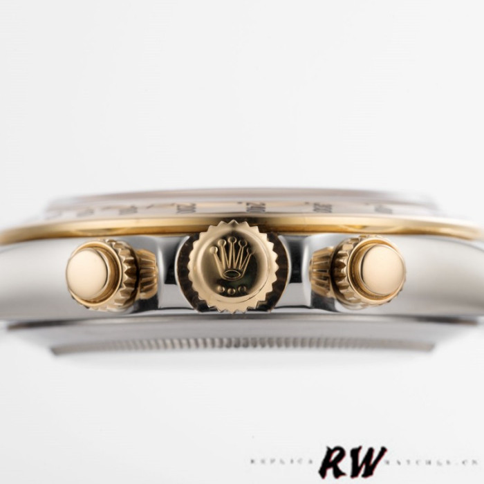 Rolex Daytona 116523 White Diamond Dial 40mm Mens Replica Watch