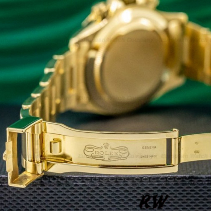 Rolex Daytona 116528 Yellow Gold Champagne Dial 40mm Mens Replica Watch