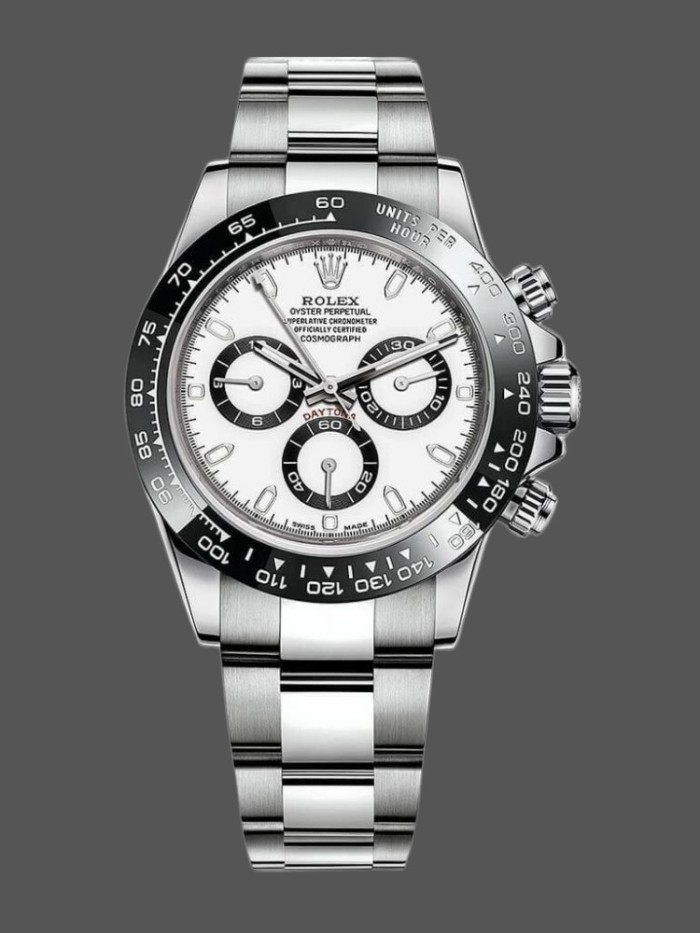 Rolex Cosmograph Daytona 116500LN Stainless Steel White Dial 40mm Mens Replica Watch