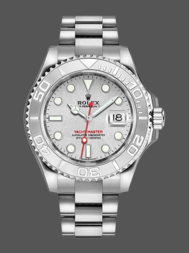 Rolex Yacht-Master 116622 Stainless Steel platinum Dial 40mm Mens Replica Watch