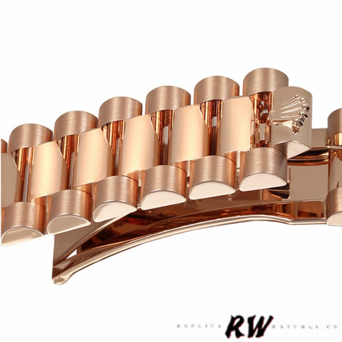 Rolex Day-Date 118205 Rose Gold Chocolate Dial 36mm Unisex Replica Watch