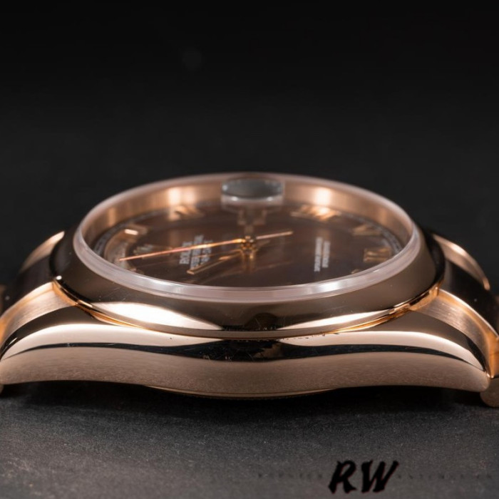 Rolex Day-Date 118205 MOP Roman numeral Dial 36mm Unisex Replica Watch