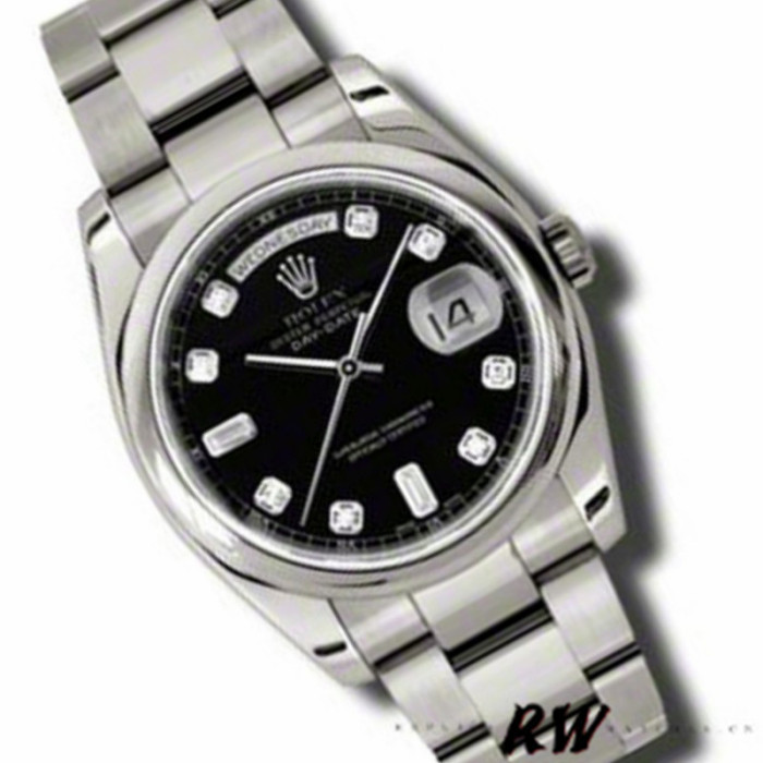 Rolex Day-Date 118209 Black dial 36mm Unisex Replica Watch