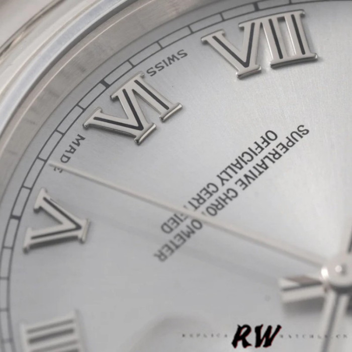 Rolex Day-Date 118209 Silver Roman Numerals Dial Automatic 36mm Unisex Replica Watch