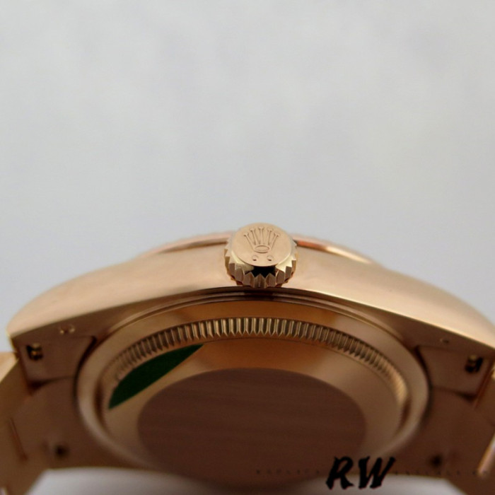 Rolex Day-Date 118235 Black Dial Fluted Bezel 36mm Unisex Replica Watch
