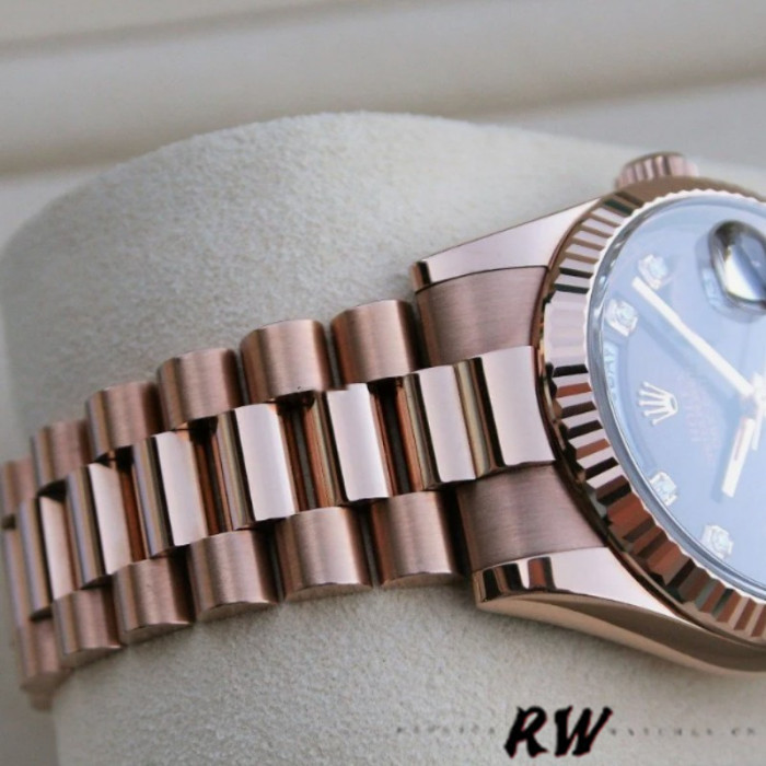 Rolex Day-Date 118235 Rose Gold Chocolate Brown Dial 36mm Unisex Replica Watch