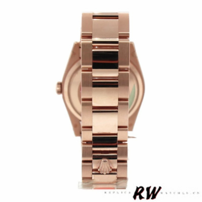 Rolex Day-Date 118235 Fluted Bezel Chocolate Dial 36mm Unisex Replica Watch