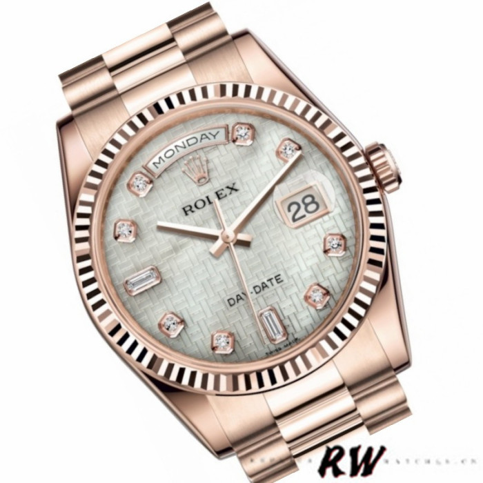 Rolex Day-Date 118235 Mother of Pearl Dial 36mm Unisex Replica Watch